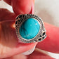 Sculpted Turquoise Ring