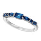 Sweet 925 Silver Blue CZ Ring
