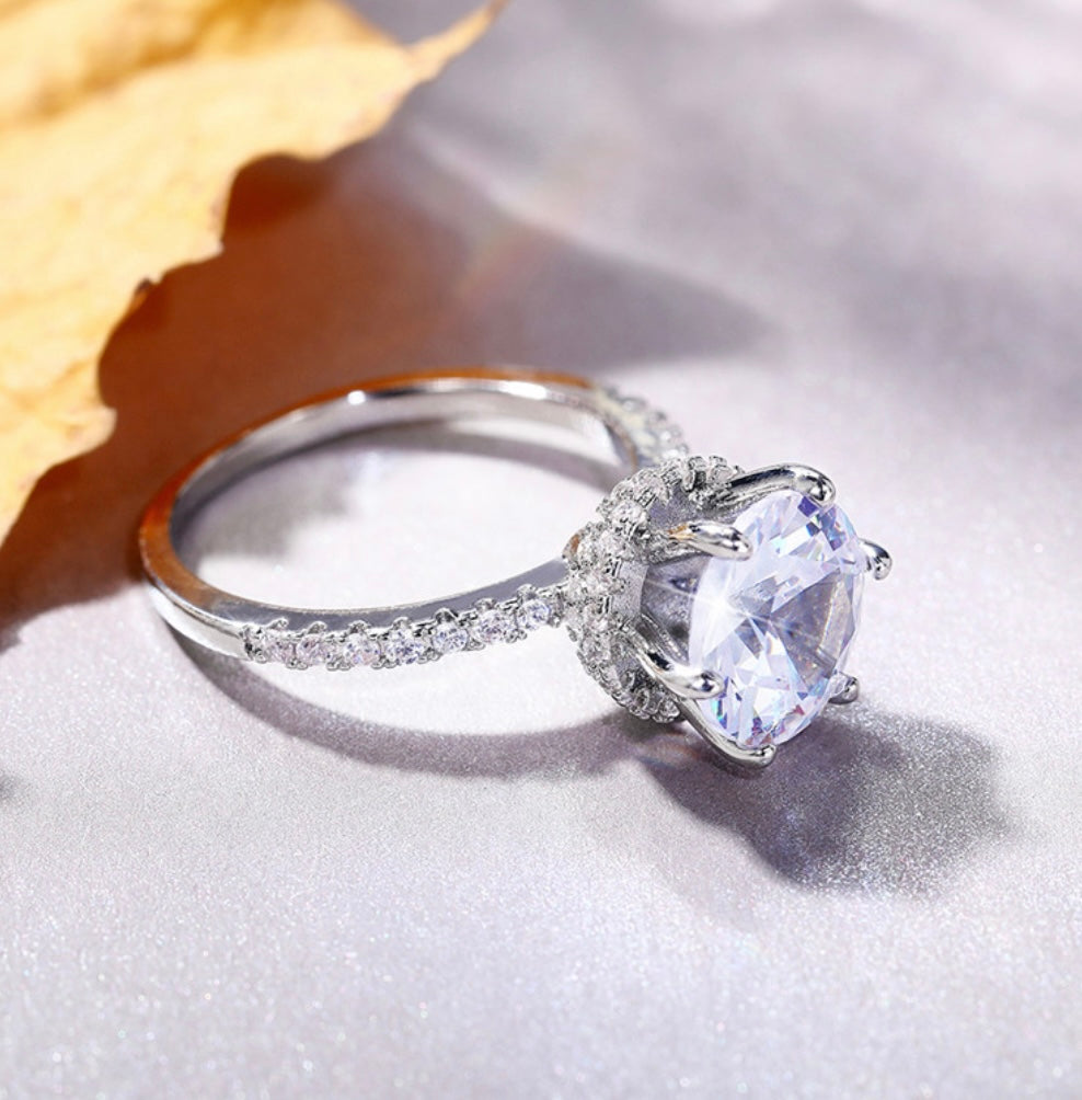 Baguette Engagement Ring