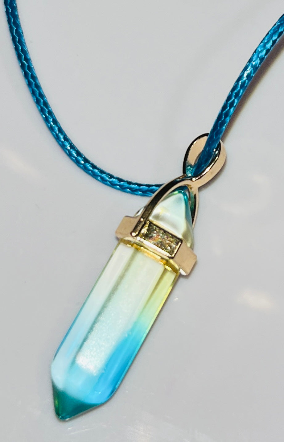 Natural Crystal Hexagonal Pendulum Pendant