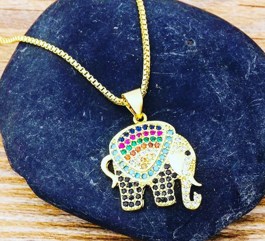 Elephant Caravan Pendant