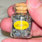 Natural Healing Crystals in Apothecary Bottle