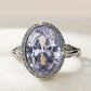 Vintage Oval Zircon Ring