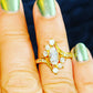Marquis Design CZ Ring