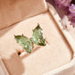 Sage Crystal Butterfly Ring