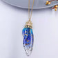 Fairy Wing Rhinestone Resin Pendants