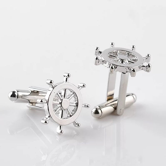 Sailboat Rudder Cufflinks