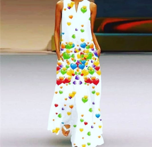 "Floating Balloon Party" 3D Botanical Dress
