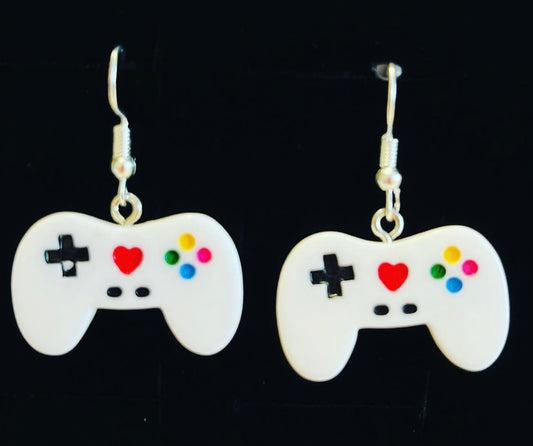 "GAME ON!" Artisan Gamer Earrings