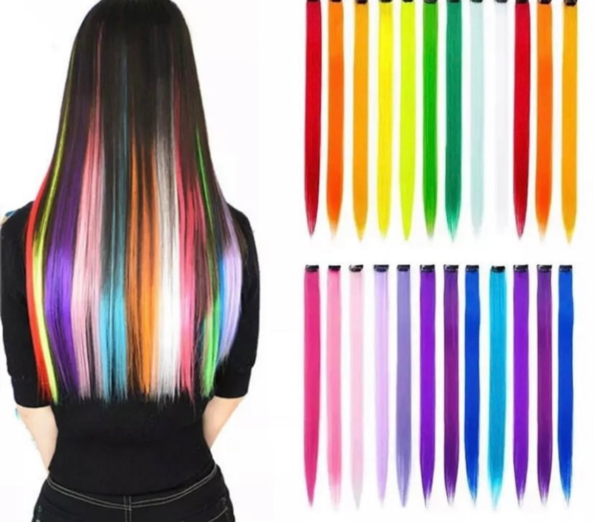 Colourful Hair Extensions