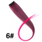 Colourful Hair Extensions