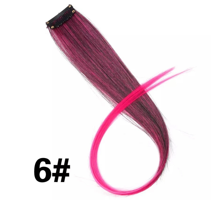 Colourful Hair Extensions