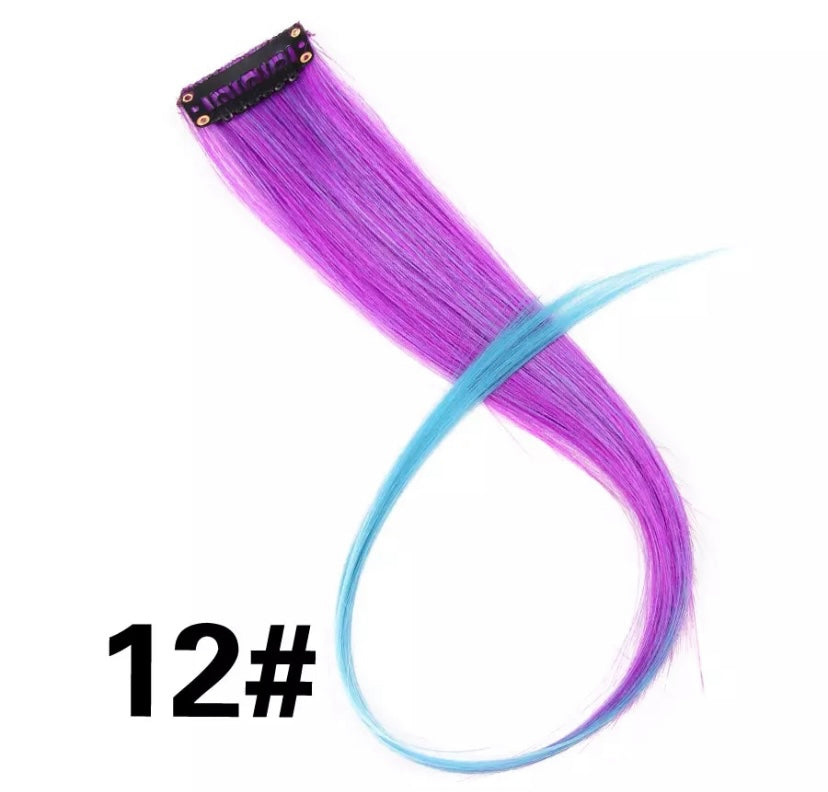 Colourful Hair Extensions