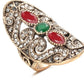 Turkish Resin & Crystal Rings