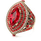 Turkish Resin & Crystal Rings
