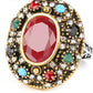 Turkish Resin & Crystal Rings
