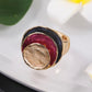 Circular Layered Luxurious Artisan Ring