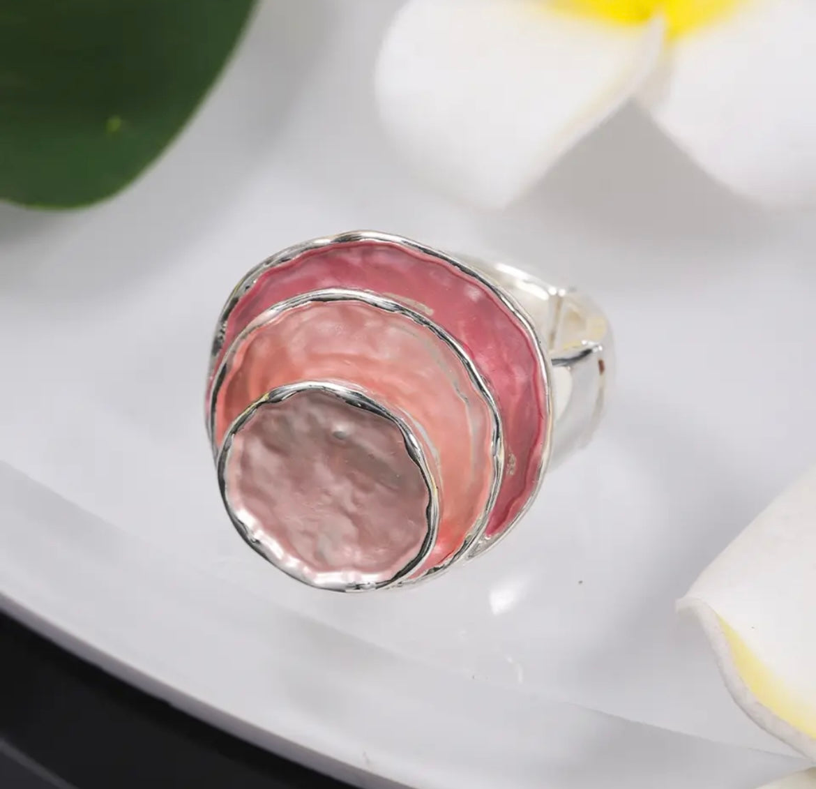 Circular Layered Luxurious Artisan Ring