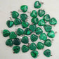 Natural Stone Heart Charms