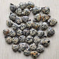 Natural Stone Heart Charms