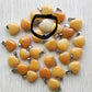 Natural Stone Heart Charms