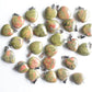 Natural Stone Heart Charms