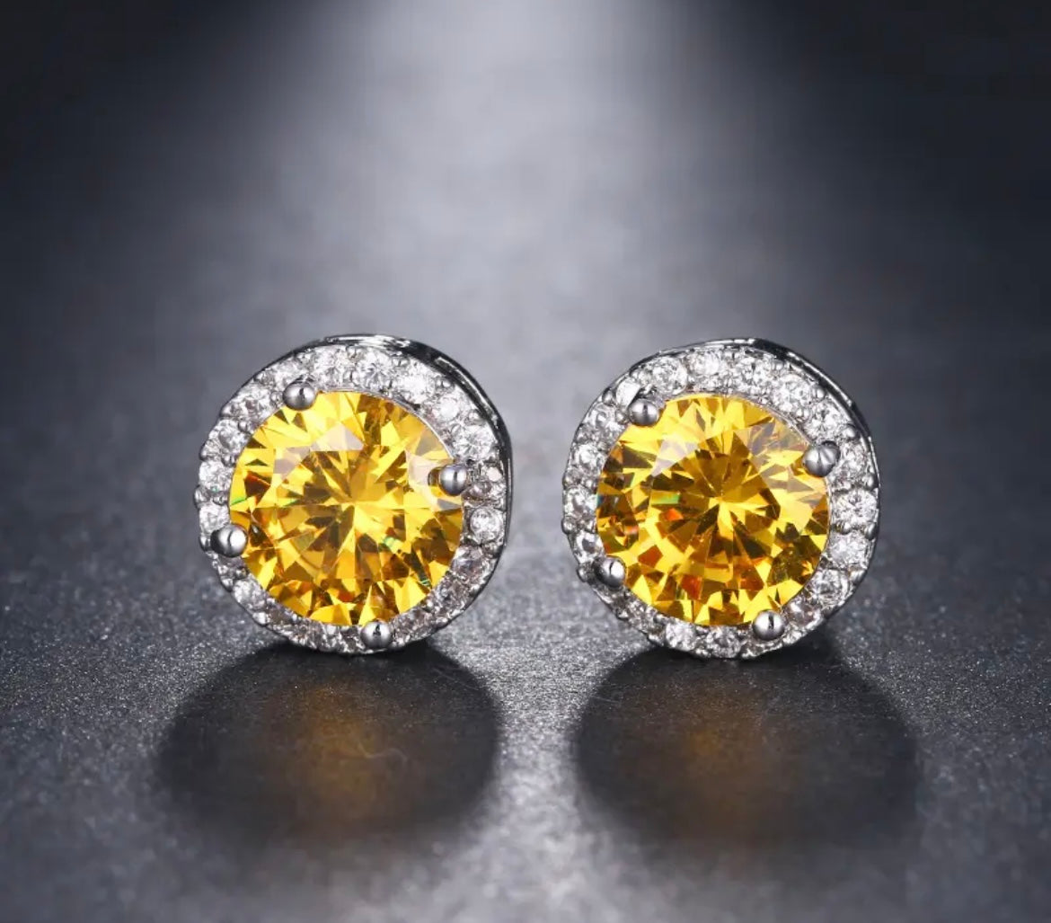 CZ Stud Earrings