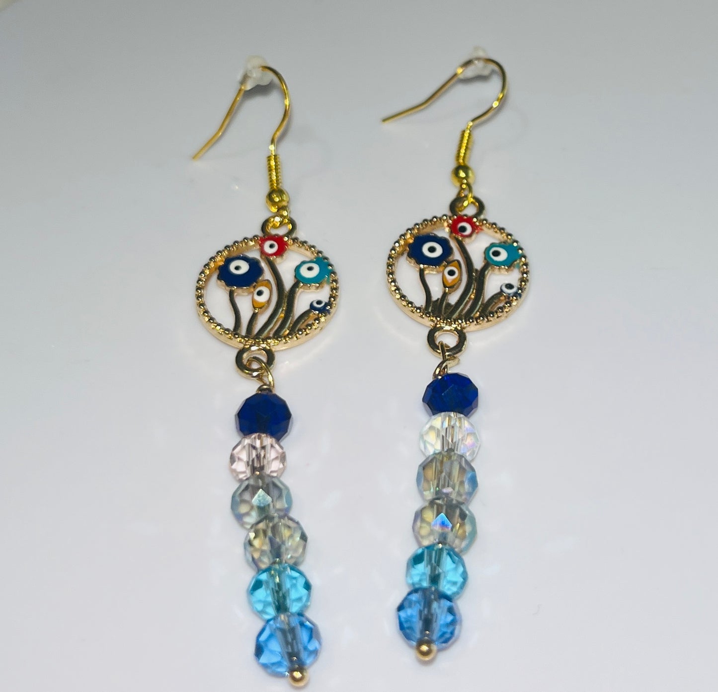 Lucky Eye Artisan Dangle Earrings