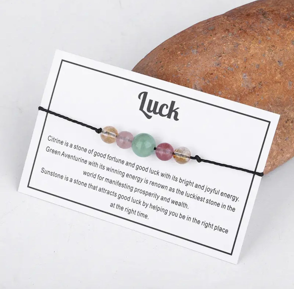 Wish Card Bead Bracelets