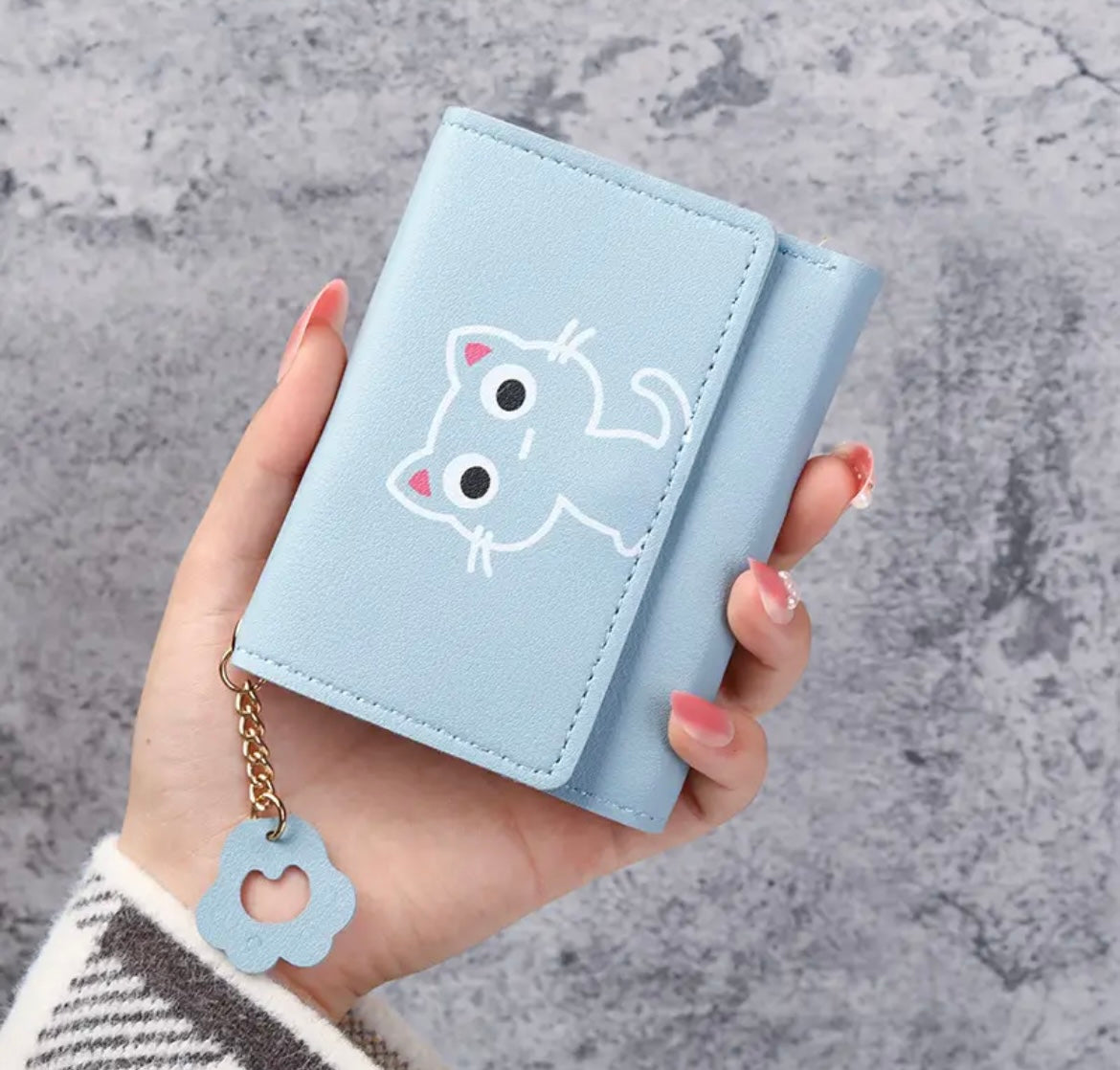 Cute Cat Imitation Leather Wallet