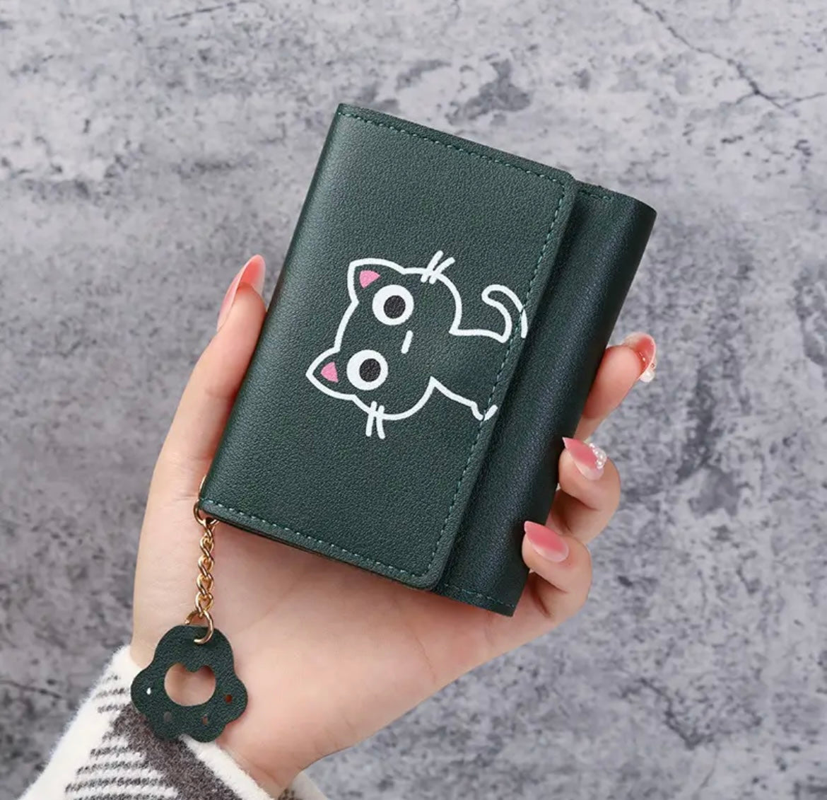 Cute Cat Imitation Leather Wallet