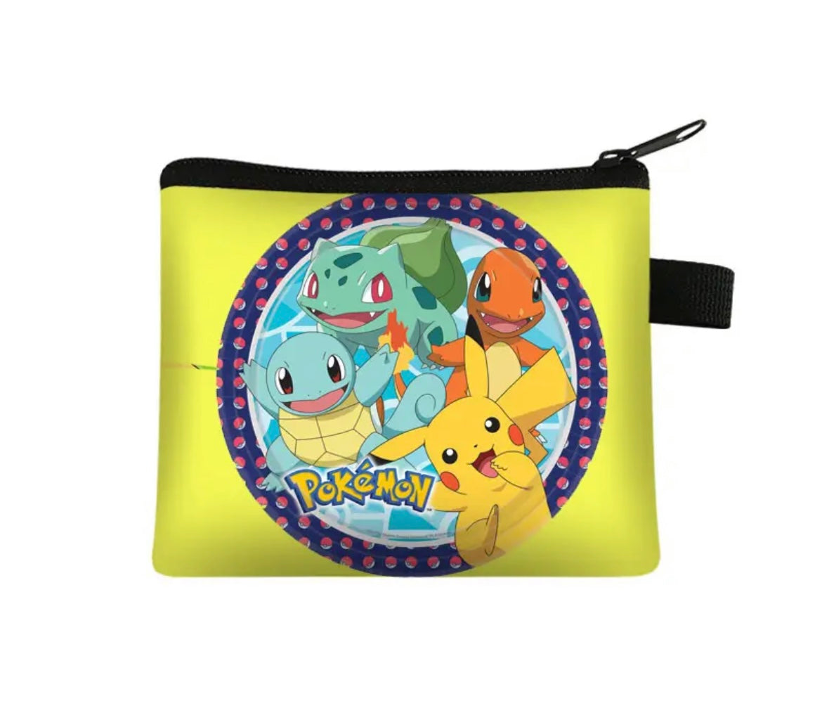 Pokemon Pikachu Kids Cartoon Coin Purse