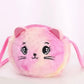 Cartoon Plush Crossbody Bags