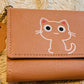Cute Cat Imitation Leather Wallet