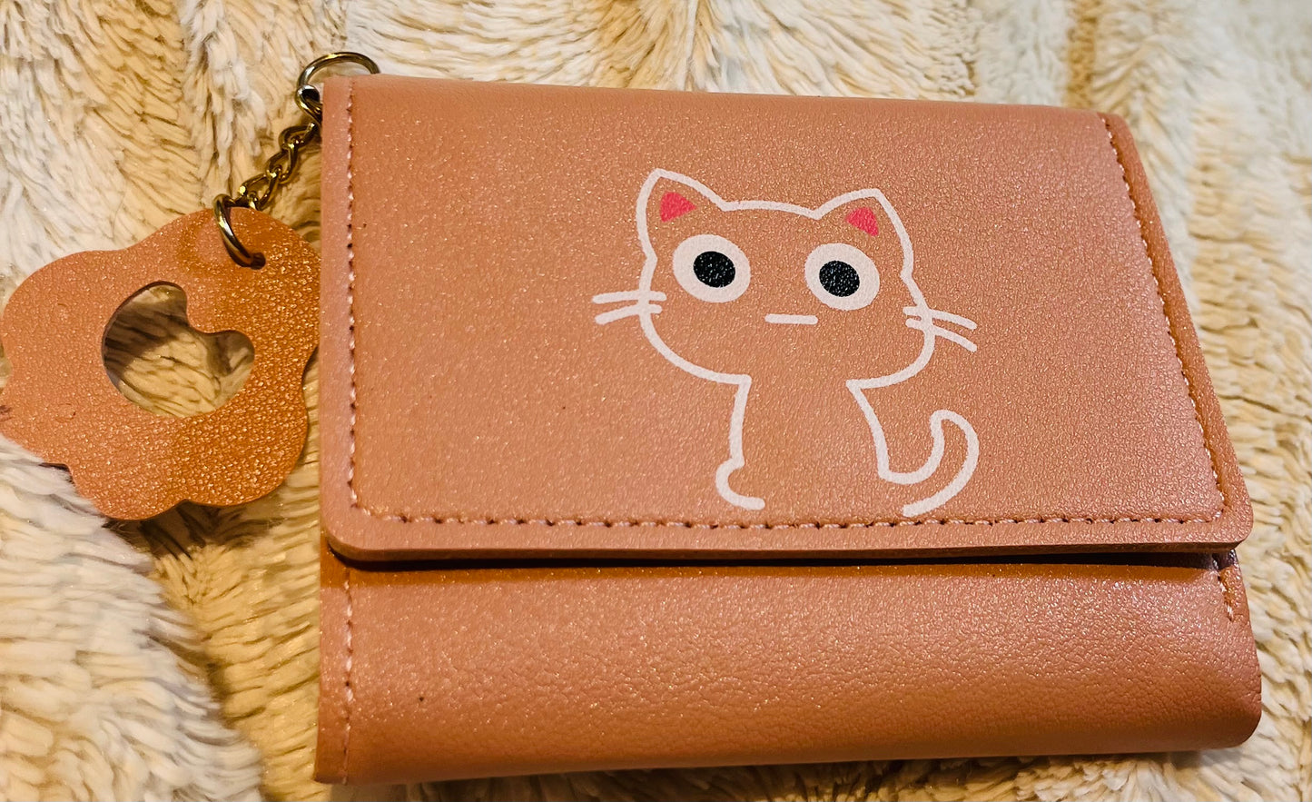 Cute Cat Imitation Leather Wallet