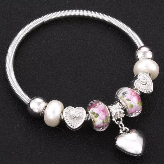 Vintage Glass Bead Bracelet