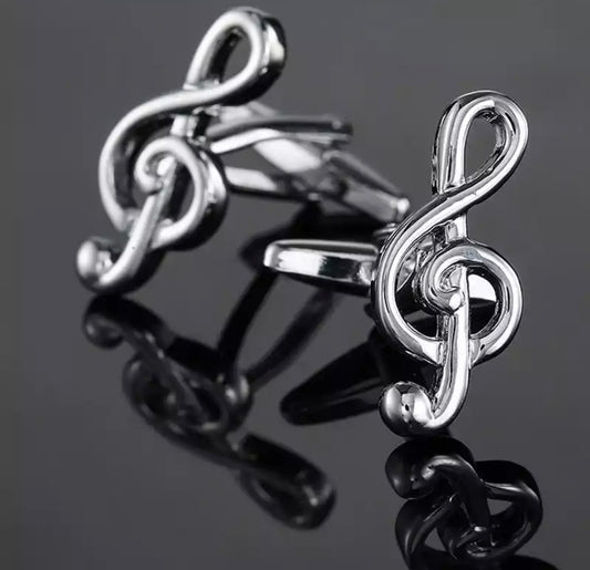 Treble Clef Cufflinks