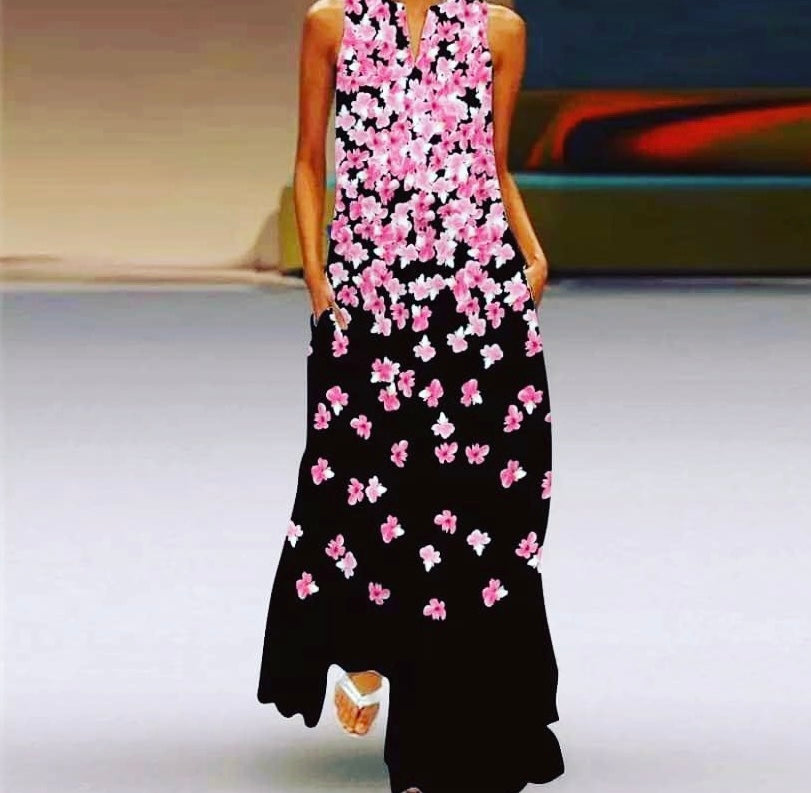 "Spring Sakura" 3D Botanical Dress