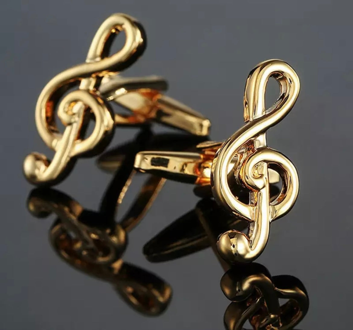 Treble Clef Cufflinks