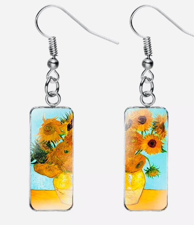 "Van Gogh Sunflowers" 3D Botanical Dress