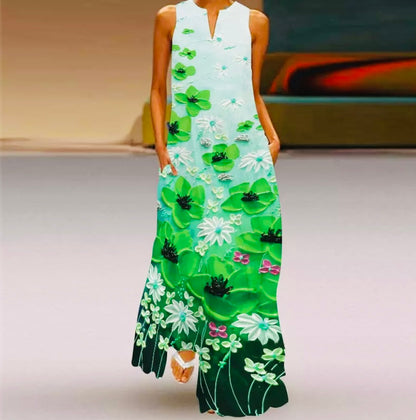 "Water Lily" 3D Botanical Dress