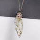 Fairy Wing Rhinestone Resin Pendants
